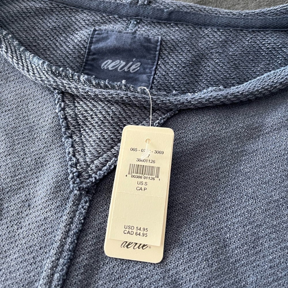 Aerie Blue Cropped Top
